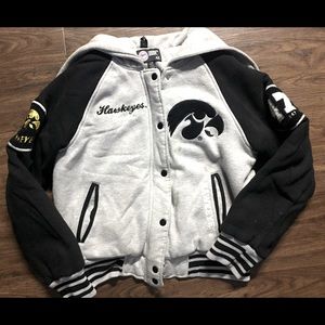 Iowa Hawkeyes zip up hoodie